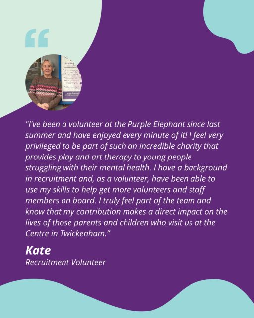 Volunteers like Kate are at the heart of everything we do 💜🐘

From helping us grow our team to supporting children and families in Twickenham, every volunteer brings something incredibly valuable to us.

Interested in volunteering with us? We’d love to meet you at the Richmond Volunteer Fair this Wednesday 💜 
🔗Registration is free, just follow the link on our profile!